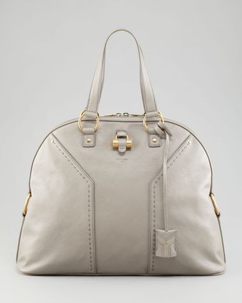 Yves Saint Laurent Muse Oversized Leather Tote - Lyst