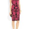 Alexander Mcqueen Brocade Dress in Red (black) - Lyst