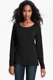 Amber Sun Madeline Ballet Neck Tee - Lyst