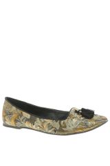 Asos Asos Lion Brocade Flat Shoes