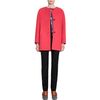 Balenciaga Crewneck Coat in Pink (watermelon) - Lyst