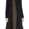 Burberry Prorsum Woolcrepe Coat in Blue (navy) - Lyst