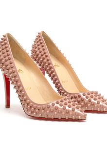 Christian Louboutin Pigalle Spiked Patent Leather Pumps - Lyst