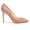 Christian Louboutin Pigalle Spiked Patent Leather Pumps in Beige (nude) - Lyst