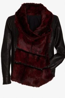 Helmut Lang Flux Fur Jacket - Lyst