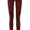 Isabel Marant Eden Stretchsuede Skinny Pants in Purple (burgundy) - Lyst