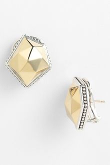 Lagos Rocks Medium Angled Two Tone Earrings - Lyst