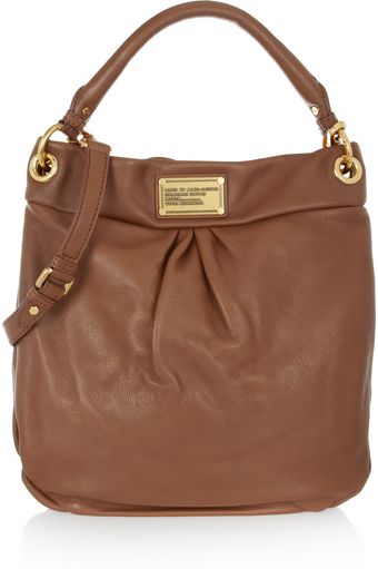 Marc By Marc Jacobs Classic Q Hillier Hobo Texturedleather Shoulder Bag - Lyst