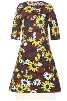 Marni Floral Printed Dress - Lyst