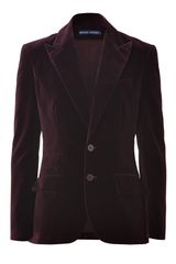 Polo Ralph Lauren Cabernet Velvet Lanigan Suiting Jacket