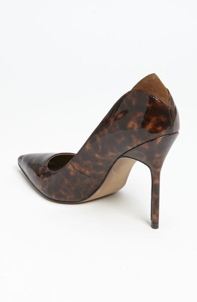 Sam Edelman Danielle Pump in Brown (brown/ cocoa tortoise patent) | Lyst