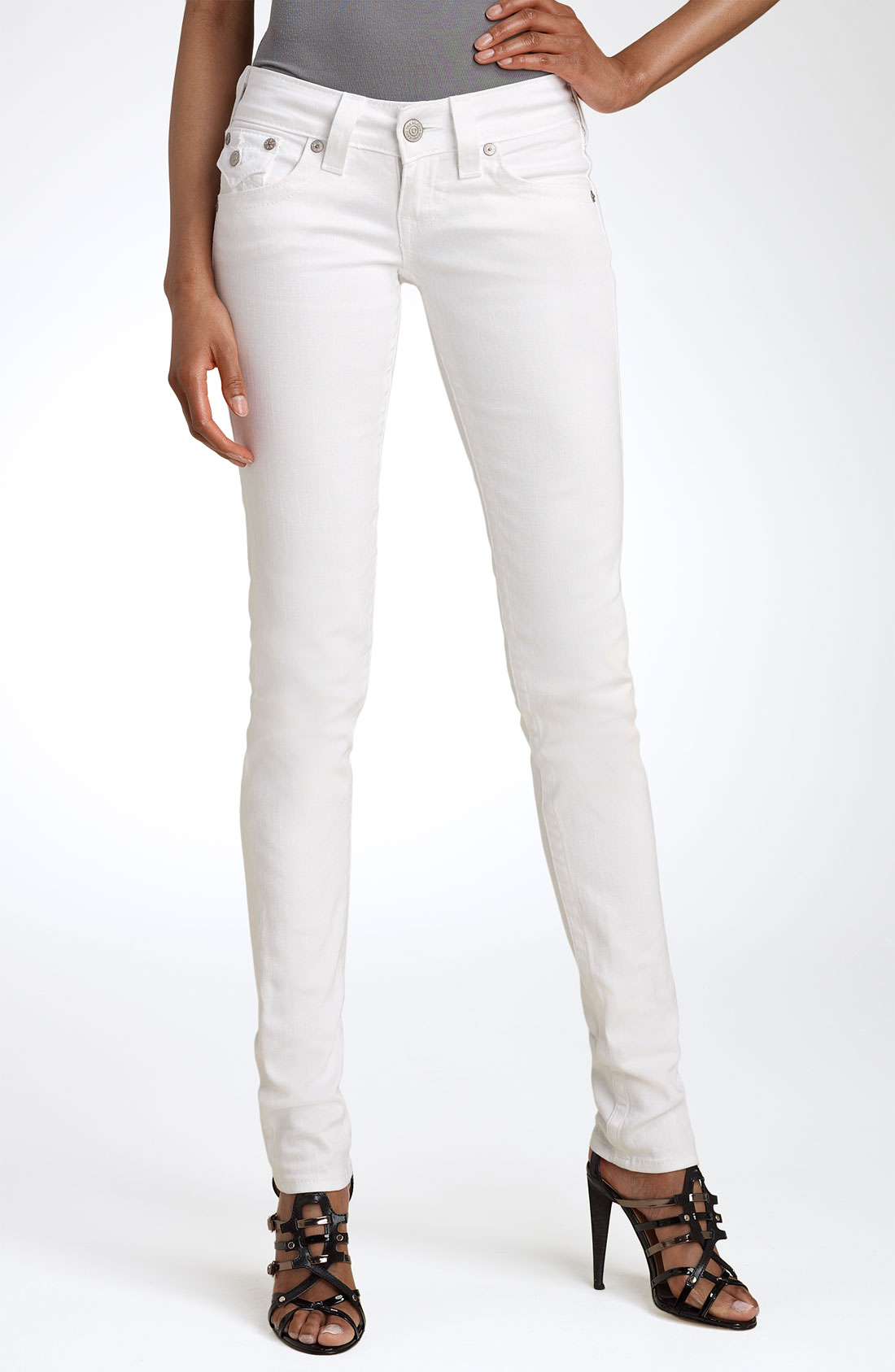 jean with white stripe