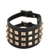 Valentino High Rock Stud Bracelet in Black - Lyst