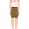 Alexander Wang Drape Jersey Skirt in Yellow (chartreuse) - Lyst