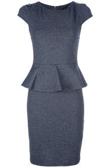 Alice + Olivia Peplum Dress - Lyst