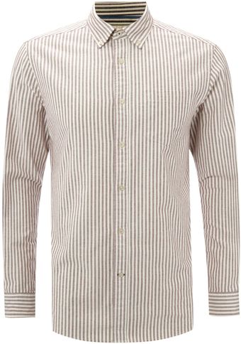 Howick Mercer Stripe Long Sleeve Shirt - Lyst