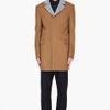Kenzo Light Brown Constructed Coat in Brown for Men - Lyst