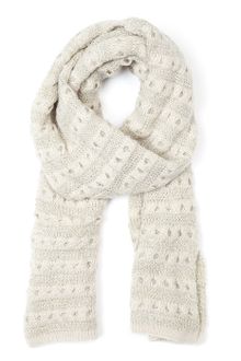 Mango Touch Lurex Openwork Scarf - Lyst