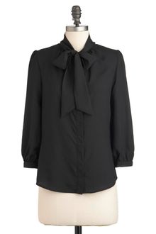 ModCloth Black Tea with Milk Top - Lyst