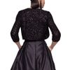 Oscar De La Renta Silk Sequin Bolero in Black - Lyst