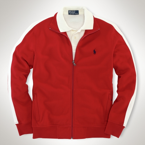 Polo Ralph Lauren Fleece Fullzip Track Jacket in Red for Men (rl 2000