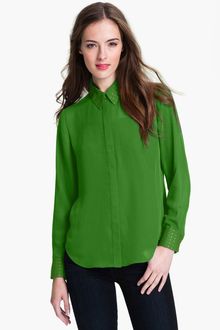 Vince Camuto Stud Detail Blouse - Lyst