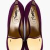 Yves Saint Laurent Purple Suede Catherine Pumps in Purple - Lyst