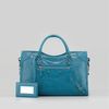 Balenciaga Giant 12 Rose Golden City Bag Blue in Blue - Lyst