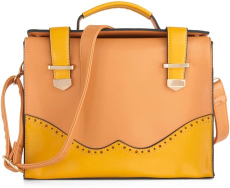 Modcloth Earn Your Wingtips Bag in Yellow (sky) - Lyst