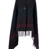 Emilio Pucci Long Poncho in Gray (grey) - Lyst