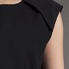J. Mendel Wrap Front Dress in Black - Lyst