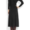 Michael Kors Wooljersey Midi Dress in Black - Lyst
