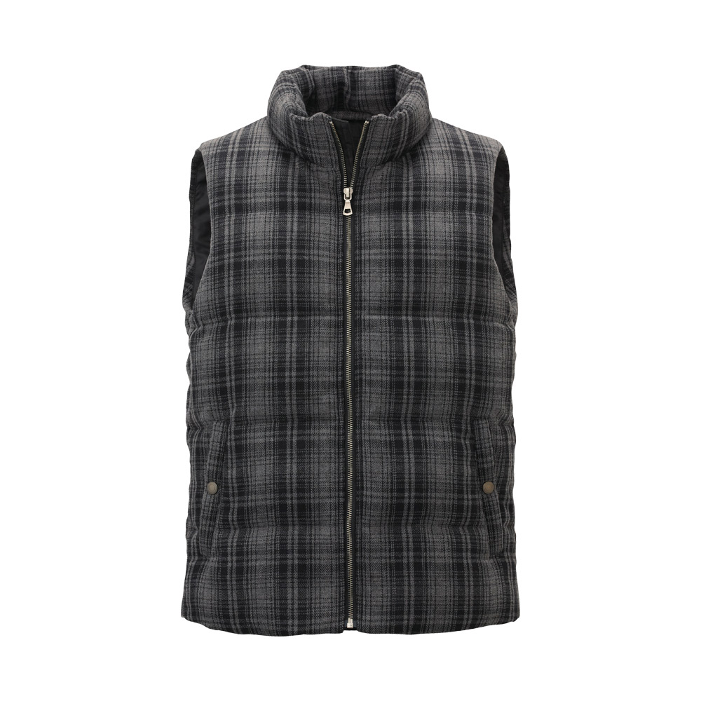 Uniqlo Quilted Vest in Gray for Men Lyst