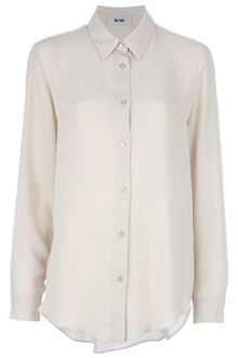 Acne Patti Sheer Blouse - Lyst