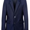 Alexander Mcqueen Two Button Blazer in Blue for Men - Lyst