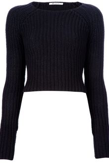 Alexander Wang Ribbed Sweater - Lyst