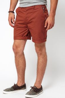 Asos Brand Asos Chino Shorts with Aztec Pocket - Lyst