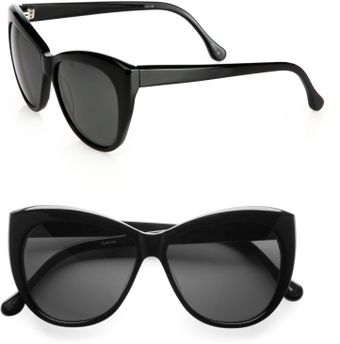 Elizabeth And James Crescent Beveled Catseye Sunglasses - Lyst