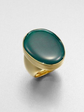 Kenneth Jay Lane Oval Ring - Lyst