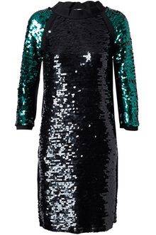 Lanvin Fabourg Appliquéd Sequin Dress - Lyst