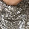 Michael Kors Sequin Top in Silver - Lyst