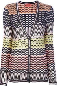 Missoni Knitted Zigzag Cardigan - Lyst