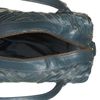 Topshop Striped Leather Holdall in Blue (teal) - Lyst