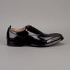 Alexander Mcqueen Etched Derby Shoe in Black for Men - Lyst