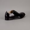 Alexander Mcqueen Etched Derby Shoe in Black for Men - Lyst