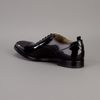 Alexander Mcqueen Etched Derby Shoe in Black for Men - Lyst