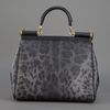 Dolce & Gabbana Leopard Print Bag in Gray (leopard) - Lyst