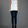 Givenchy Sleeveless Long TShirt in White - Lyst