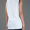 Givenchy Sleeveless Long TShirt in White - Lyst