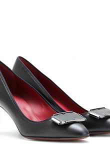 Lanvin Leather Pumps with Buckle - Lyst